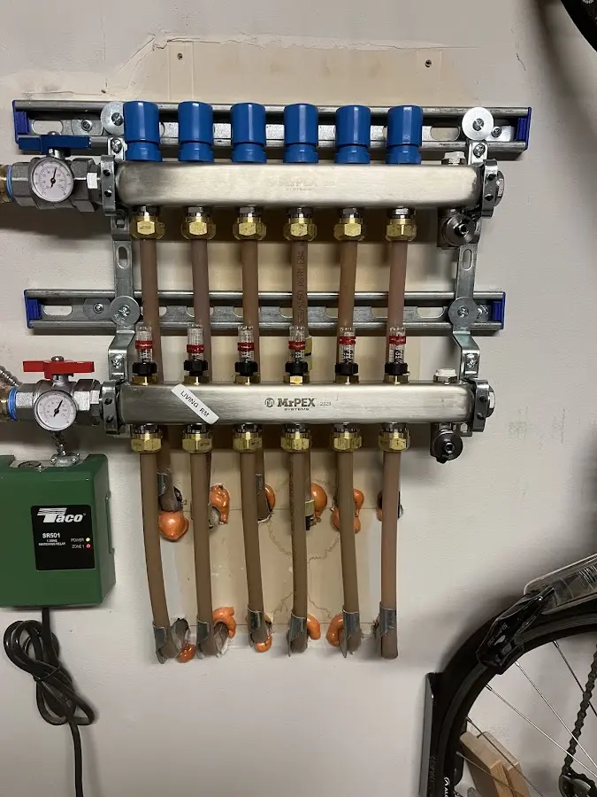 Plumber performing Water Heater Repair at a residential property in Warm Mineral Springs